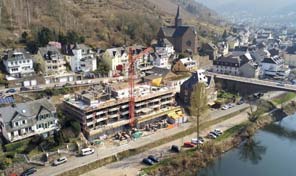 Bauarbeiten Uferpark Cochem